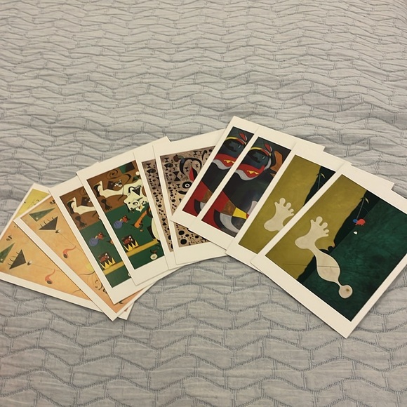 Joan Miro Museum of Modern Art Set of Ten Note Cards and Envelopes - Picture 5 of 5